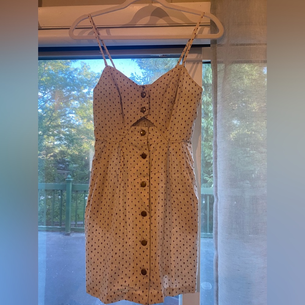 COPE by Urban Outfitters Linen Mini Dress | XS